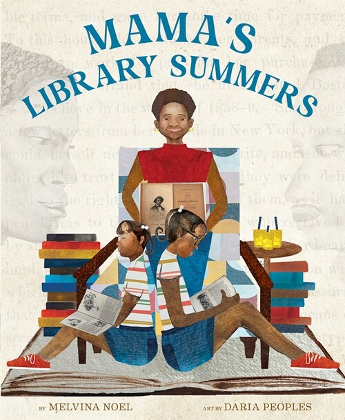 Mamas Library Summers: A Picture Book (Hardcover)