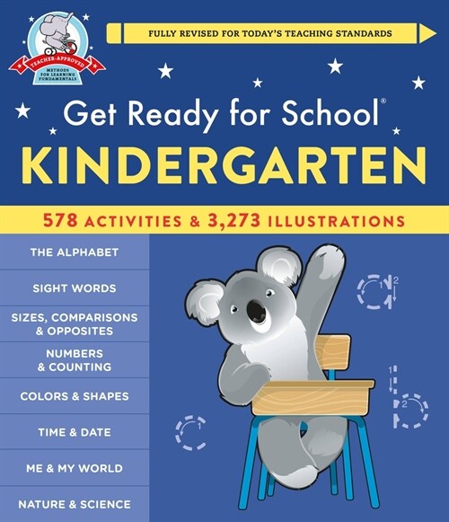 Get Ready for School: Kindergarten (Revised & Updated) (Spiral)