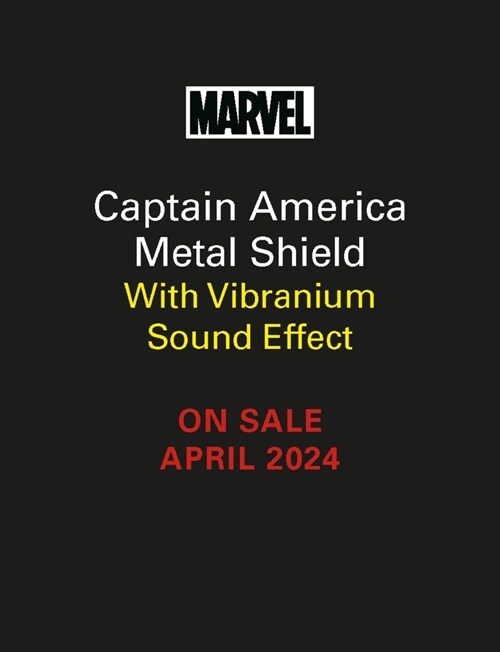 Marvel: Captain America Metal Shield: With Vibranium Sound Effect (Paperback)