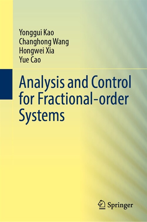 Analysis and Control for Fractional-Order Systems (Hardcover, 2024)