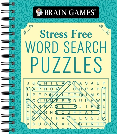 Brain Games - Stress Free: Word Search Puzzles (320 Pages) (Spiral)