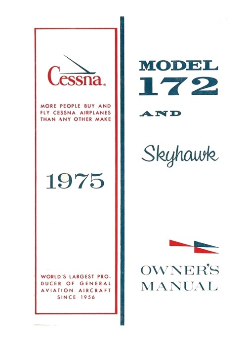 Cessna 1975 Model 172 and Skyhawk Owners Manual (Paperback)