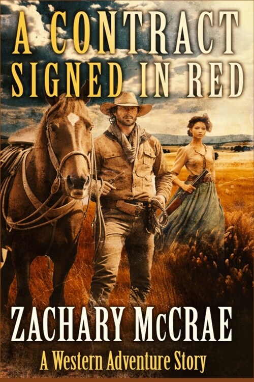 A Contract Signed in Red: A Classic Western Adventure (Paperback)