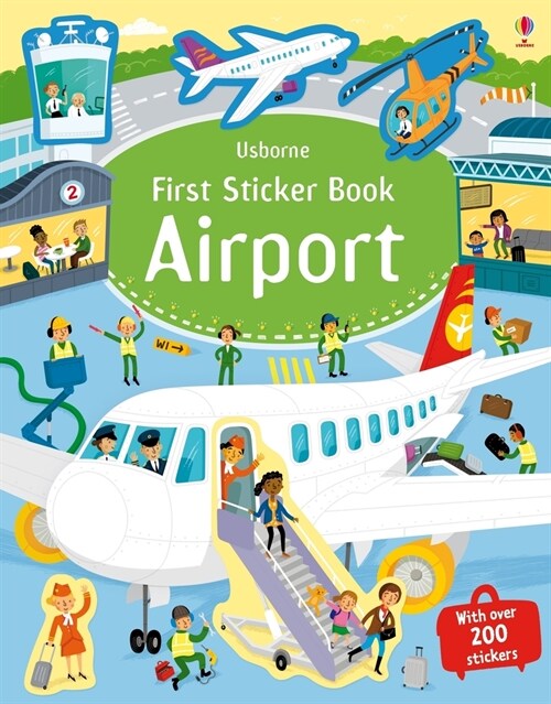First Sticker Book Airport (Paperback)