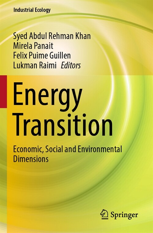 Energy Transition: Economic, Social and Environmental Dimensions (Paperback, 2022)