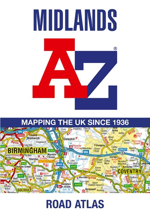 Midlands A-Z Road Atlas (Paperback, 1)