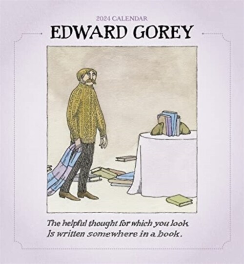 Edward Gorey 2024 Mini Wall Calendar (Paperback)