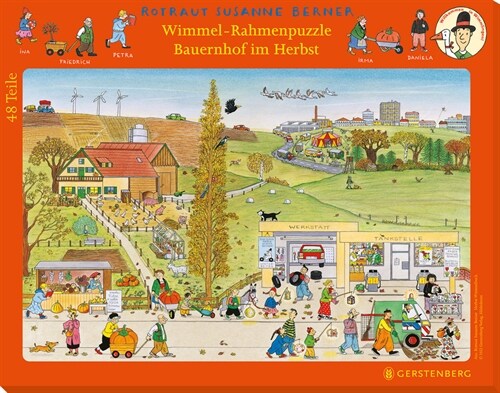 Wimmel-Rahmenpuzzle Herbst Motiv Bauernhof (Game)