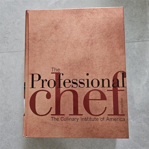 [중고] The Professional Chef (Hardcover, 8th Edition)