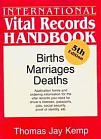 International Vital Records Handbook. 5th Edition (Paperback, 5)