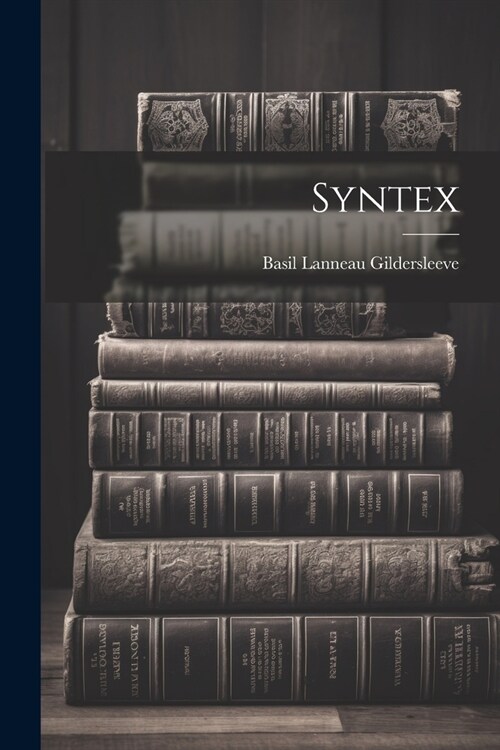 Syntex (Paperback)