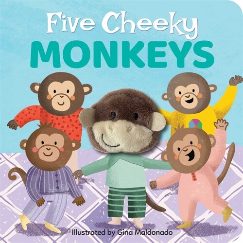 Five Cheeky Monkeys: Finger Puppet Book: Finger Puppet Book (Board Books)