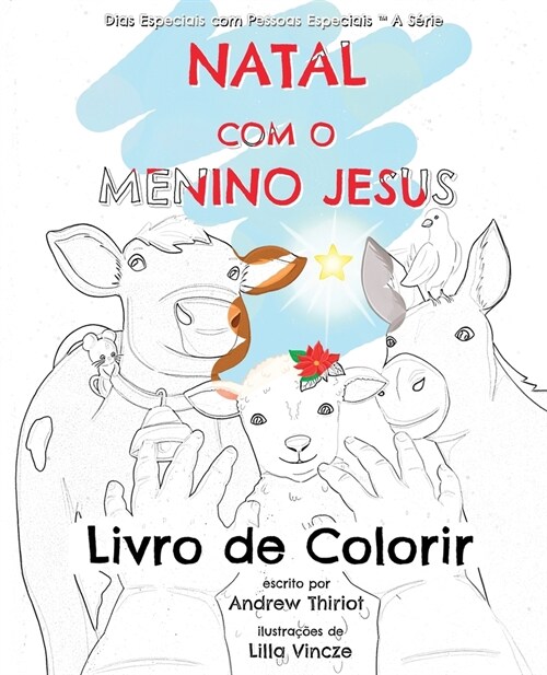 Natal com o Menino Jesus: Livro de Colorir (Paperback)
