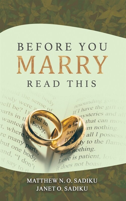 Before You Marry: Read This (Hardcover)