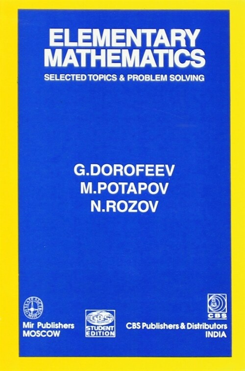 Elementary Mathematics Selected Topics and Problem Solving (Paperback)