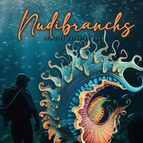 Nudibranchs Coloring Book for Adults: Fantasy Sea Slugs Coloring Book Ocean Coloring Book Nudibranch Book Diver Marine Life Malbuch Diver Gift Diver G (Paperback)