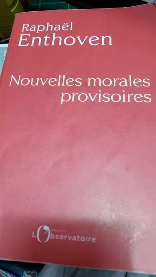 [중고] Nouvelles morales provisoires (Other)