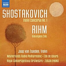 [수입] 쇼스타코비치 : 바이올린 협주곡 1번 & 볼프강 림 : Gesungene Zeit