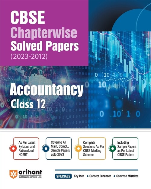 Arihant CBSE Chapterwise Solved Papers 2023-2012 Accountancy Class 12th (Paperback)