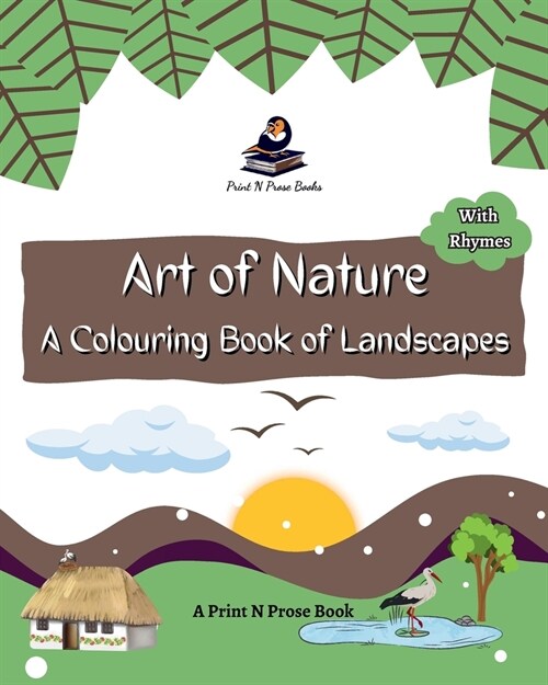 Art of Nature: A Colouring Book of Landscapes (Paperback)