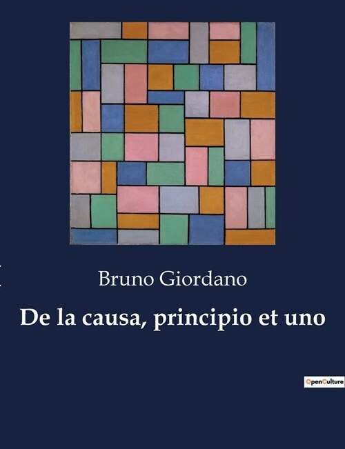 De la causa, principio et uno (Paperback)