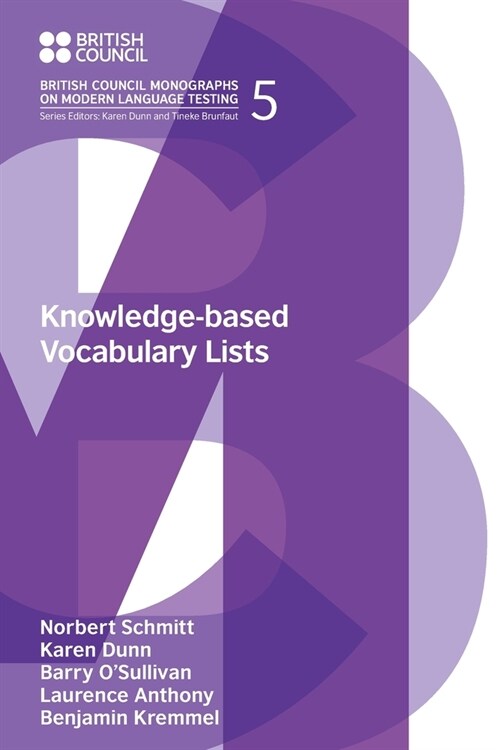 Knowledge-Based Vocabulary Lists (Paperback)