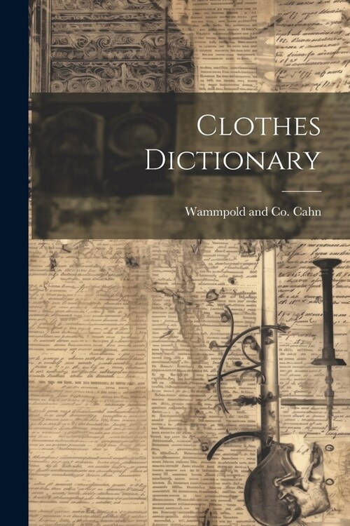 Clothes Dictionary (Paperback)