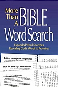 More Than a Bible Word Search: Expanded Word Searches Revealing Gods Words & Promises (Spiral)