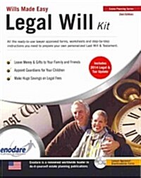Legal Will Kit [With CDROM] (Paperback, 2)