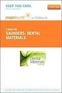 Dental Materials Pageburst E-book on Vitalsource Retail Access Card (Pass Code)