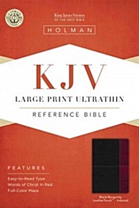 Large Print Ultrathin Reference Bible-KJV (Imitation Leather)