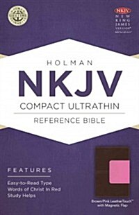 Compact Ultrathin Bible-NKJV-Magnetic Flap Closure (Imitation Leather)