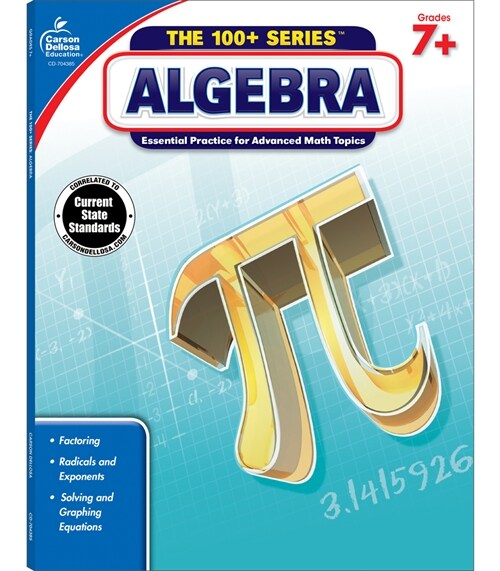 [중고] Algebra, Grades 7+ (Paperback)