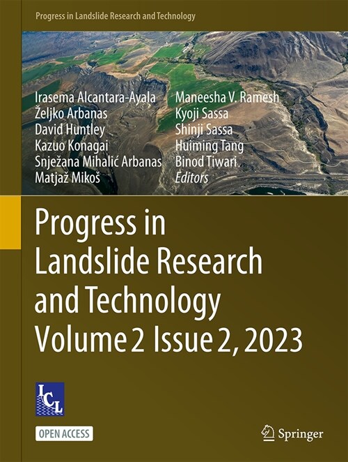 Progress in Landslide Research and Technology, Volume 2 Issue 2, 2023 (Hardcover, 2023)