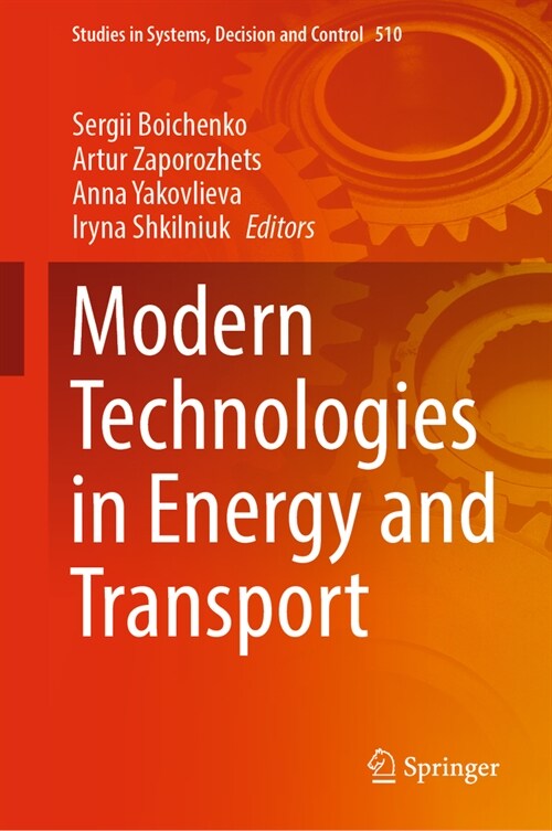 Modern Technologies in Energy and Transport (Hardcover, 2024)