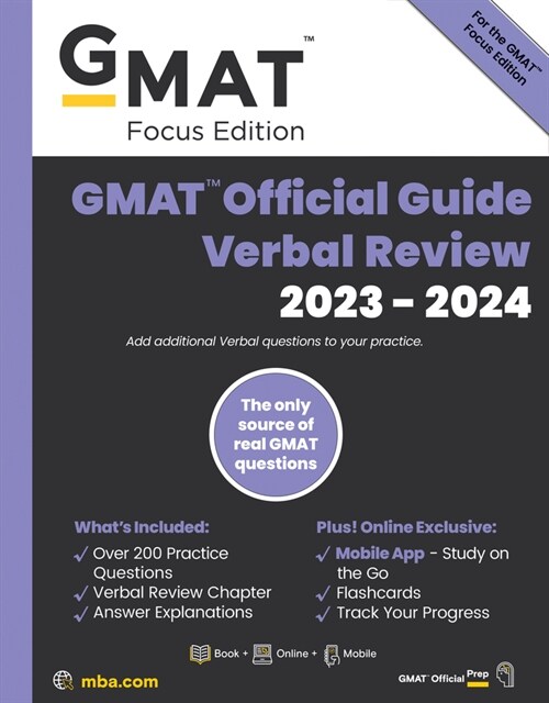 [eBook Code] GMAT Official Guide Verbal Review 2023-2024, Focus Edition (eBook Code, 1st)