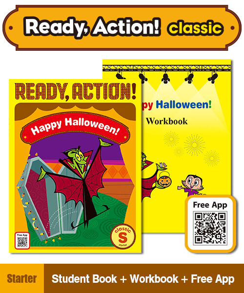 Ready Action Classic Starter :  Happy Halloween! (Student Book + App QR + Workbook)