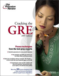 Cracking the GRE 2009 ed.