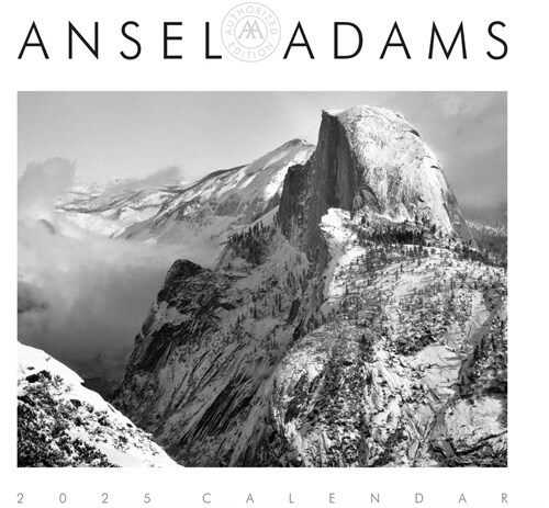 Ansel Adams 2025 Wall Calendar: Authorized Edition: 13-Month Nature Photography Collection (Monthly Calendar) (Other)
