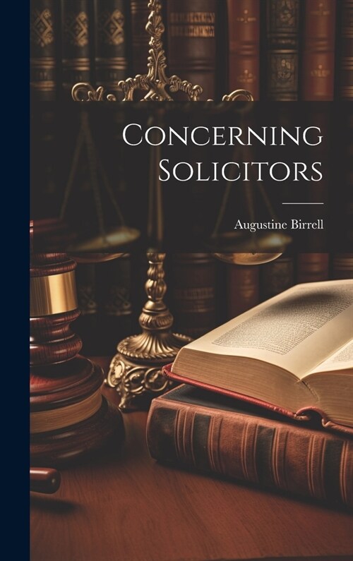 Concerning Solicitors (Hardcover)