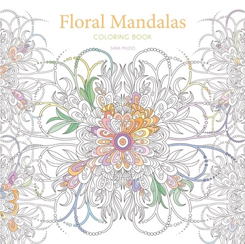 Floral Mandalas Coloring Book (Paperback)