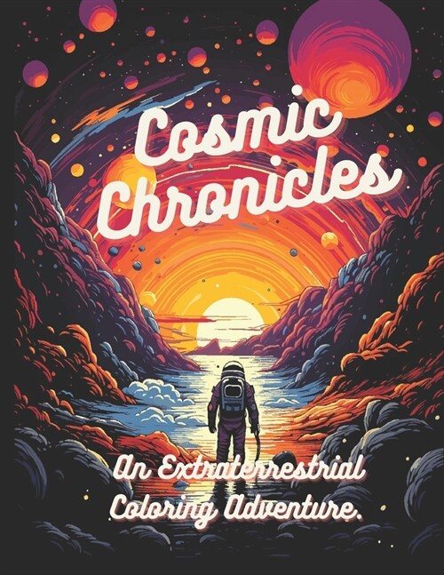 Cosmic Chronicles: An Extraterrestrial Coloring Adventure.: A sci-fi oddysey (Paperback)