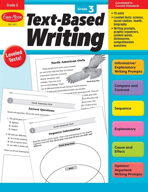 Text-Based Writing, Grade 3 Teacher Resource (Paperback)