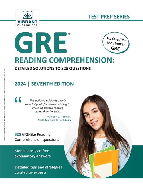 GRE Reading Comprehension: Detailed Solutions to 325 Questions (Paperback, 7)