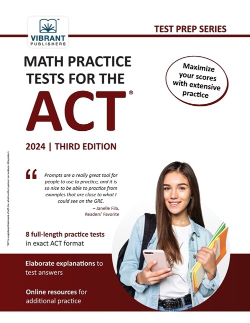 Math Practice Tests for the ACT (Paperback, 3)