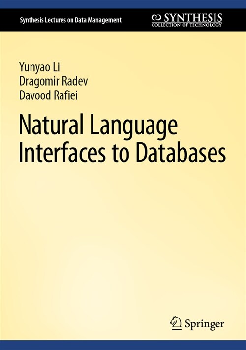 Natural Language Interfaces to Databases (Hardcover, 2024)