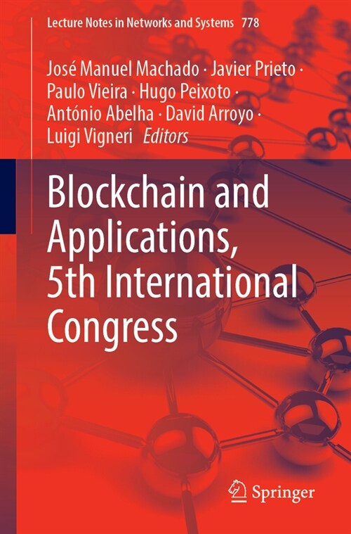 Blockchain and Applications, 5th International Congress (Paperback, 2023)