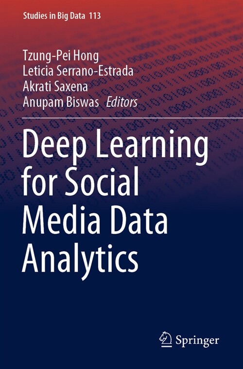 Deep Learning for Social Media Data Analytics (Paperback, 2022)