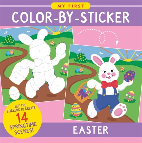 My First Color-By-Sticker Book - Easter (Paperback)