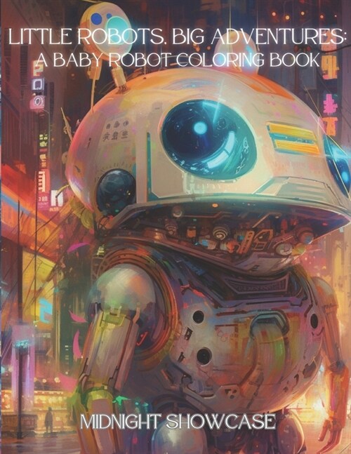 Little Robots, Big Adventures: A Baby Robot Coloring Book (Paperback)